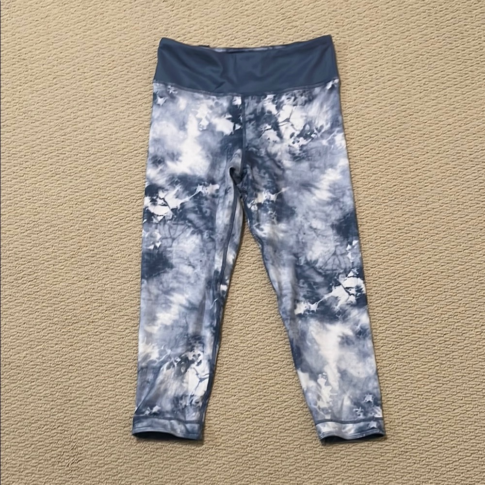 Ardene | Grey Blue Tie-Dye Capri Leggings